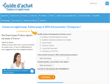 Tablet Screenshot of caisse-enregistreuse-pro.fr